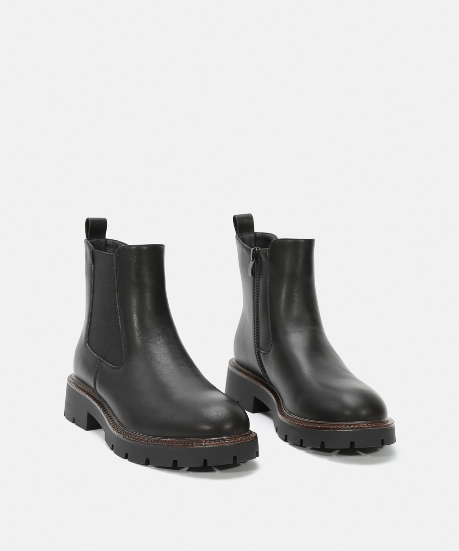 Botines planos chelsea image number null